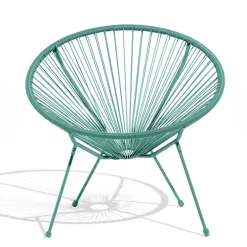 Fauteuil de jardin Urban filaire bleu 85xH83x72cm < Gifi