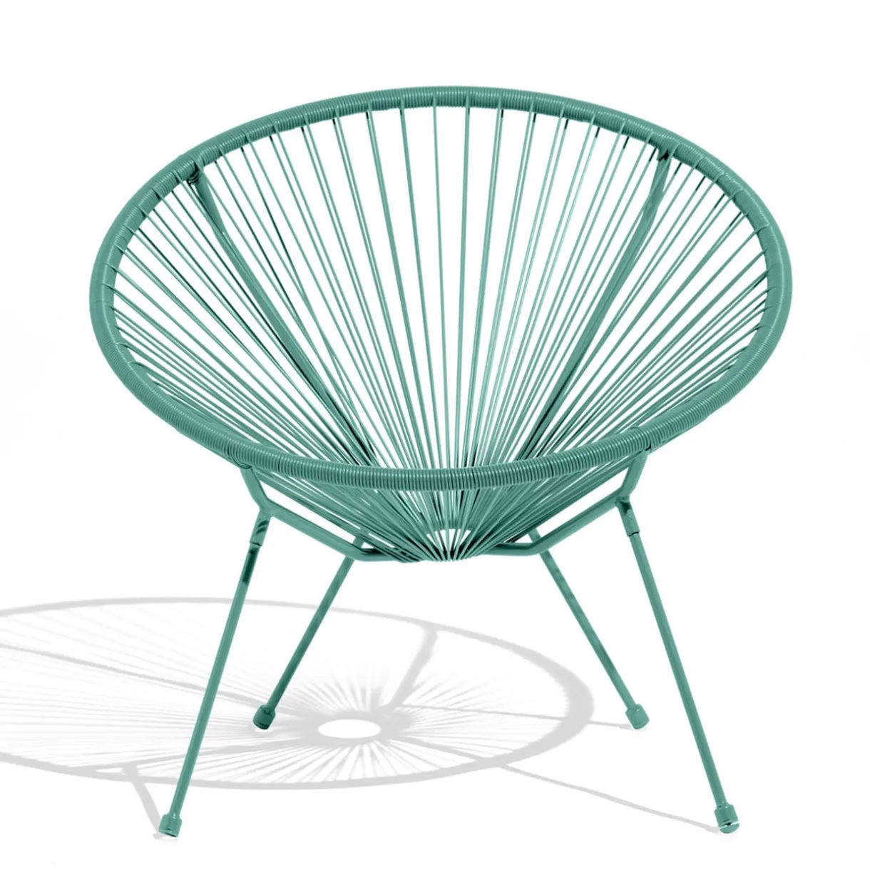 Fauteuil de jardin Urban filaire bleu 85xH83x72cm < Gifi
