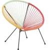 Fauteuil de jardin Urban à fil multicolore 85x72xH83cm