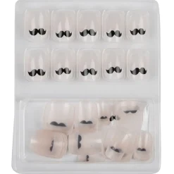 Faux ongle moustache x24 < Gifi Outlet