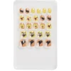 Faux ongles enfant fille x24 motif Halloween (2 modèles) < Gifi New