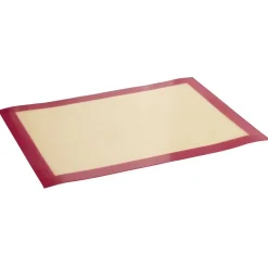 Feuille de cuisson réutilisable en fibre de verre silicone rose < Gifi Discount
