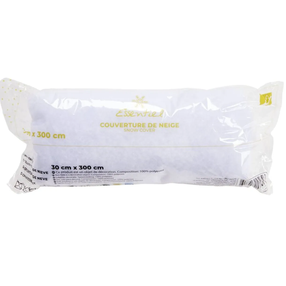 Feutrine blanche en rouleau pour décoration Noël 30xL300cm < Gifi Discount
