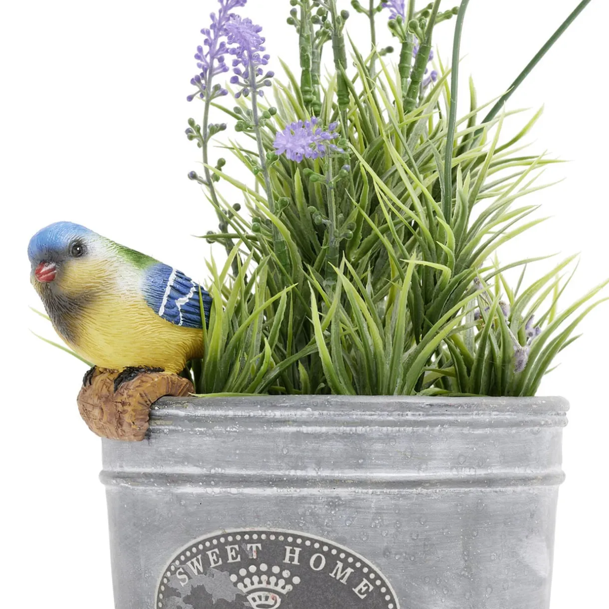 Figurine bord de pot oiseau H6cm (3 modèles) < Gifi New