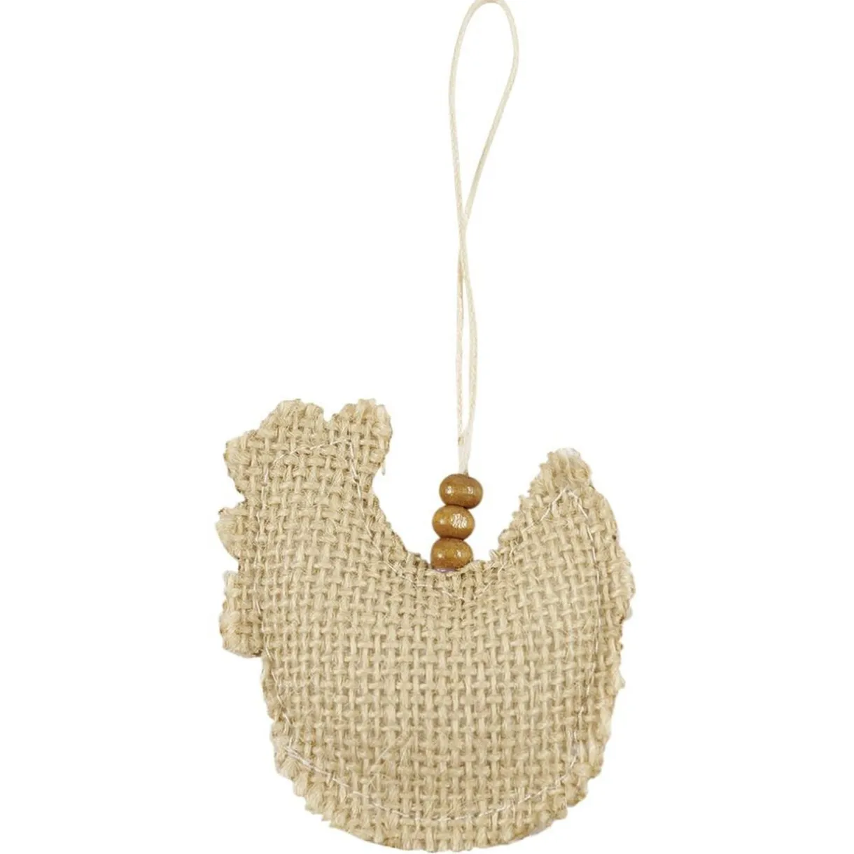 Figurine jute à suspendre déco Pâques 5x1xH18cm < Gifi Clearance