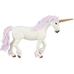 Figurine licorne ou griffon créature fantastique blanc 14x4,5xH10cm (2 modèles)