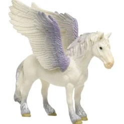 Figurine licorne ou griffon créature fantastique blanc 14x4,5xH10cm (2 modèles)
