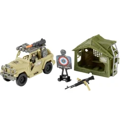 Figurine militaire avec accessoires (3 modèles)
