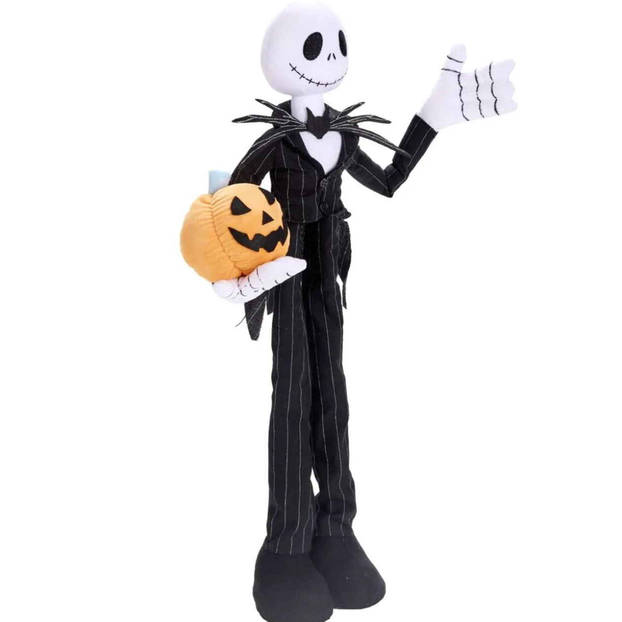 Figurine à poser Halloween Disney Mr Jack jambes extensibles H68cm (2 modèles)