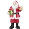 Figurine à poser Père Noël debout en résine H27cm (2 modèles)