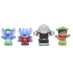 Figurines Little People Lilo & Stitch x4 < Gifi Discount