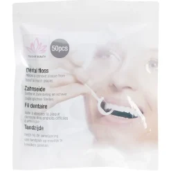 Fil dentaire avec manche cure dents 50 pièces < Gifi Discount