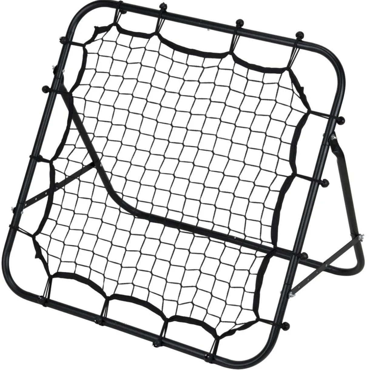 Filet de rebond pour entraînement football métal noir 84x84xH73cm < Gifi New