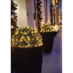 Filet lumineux 100LED bleu et blanc 120x120cm < Gifi Outlet