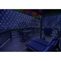 Filet lumineux 100LED multicolore 120x120cm < Gifi Online