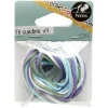 Fils suédine X4 Bleu L0,9M < Gifi Hot