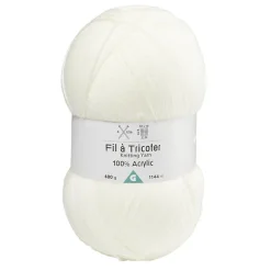 Fil à tricoter acrylique pelote 400gr - 4 modèles < Gifi Sale