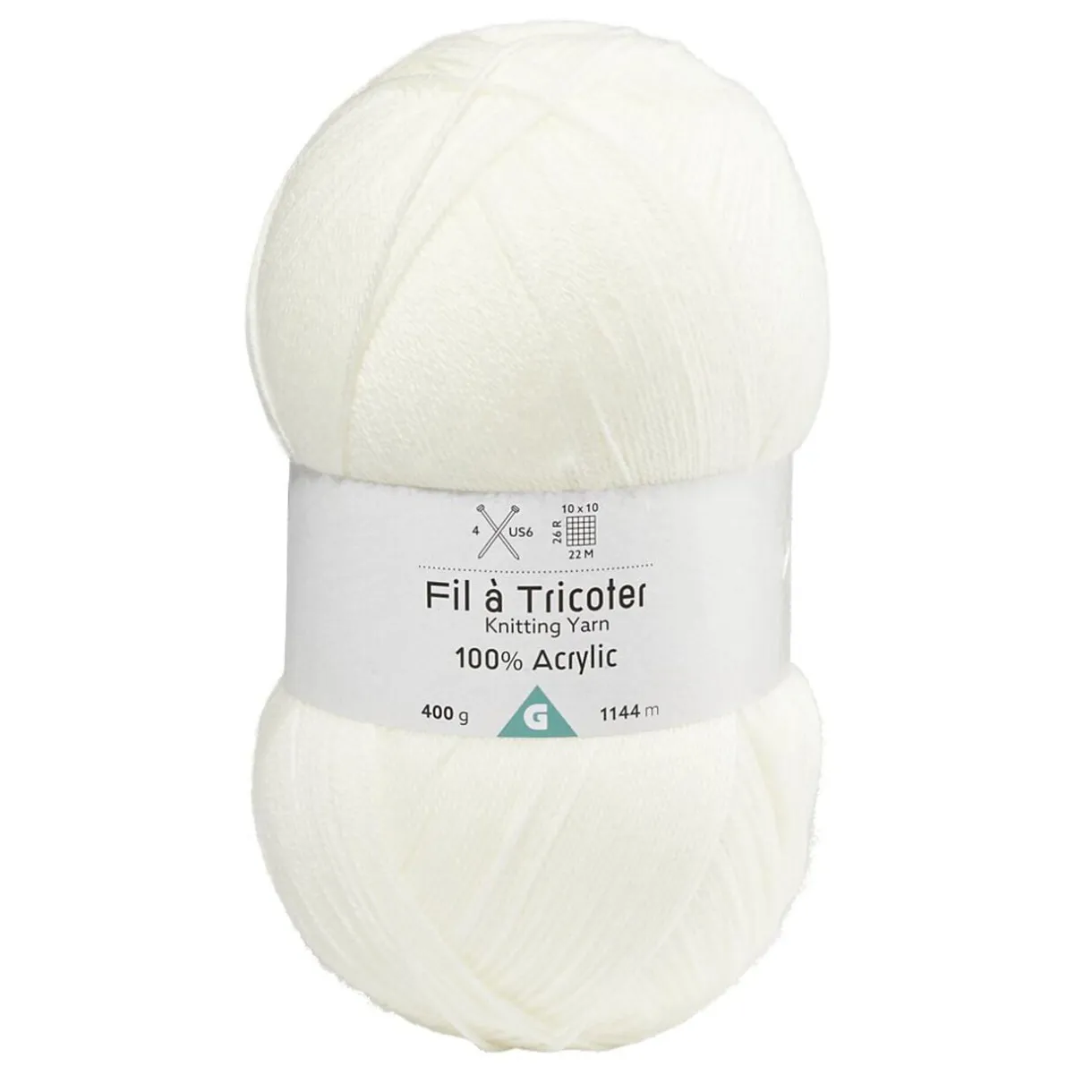 Fil à tricoter acrylique pelote 400gr - 4 modèles < Gifi Sale