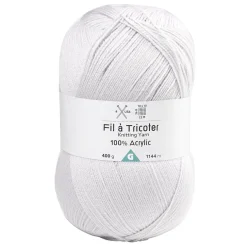 Fil à tricoter acrylique pelote 400gr - 4 modèles < Gifi Sale