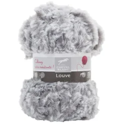 Fil à tricoter Louve gris 50 g < Gifi Discount
