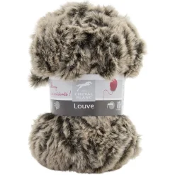 Fil à tricoter Louve marron 50 g < Gifi Clearance