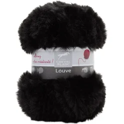 Fil à tricoter Louve noir 50 g