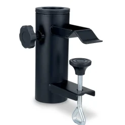 Fixation parasol pour balcon acier et plastique noir 16x6xH13,5cm < Gifi Clearance