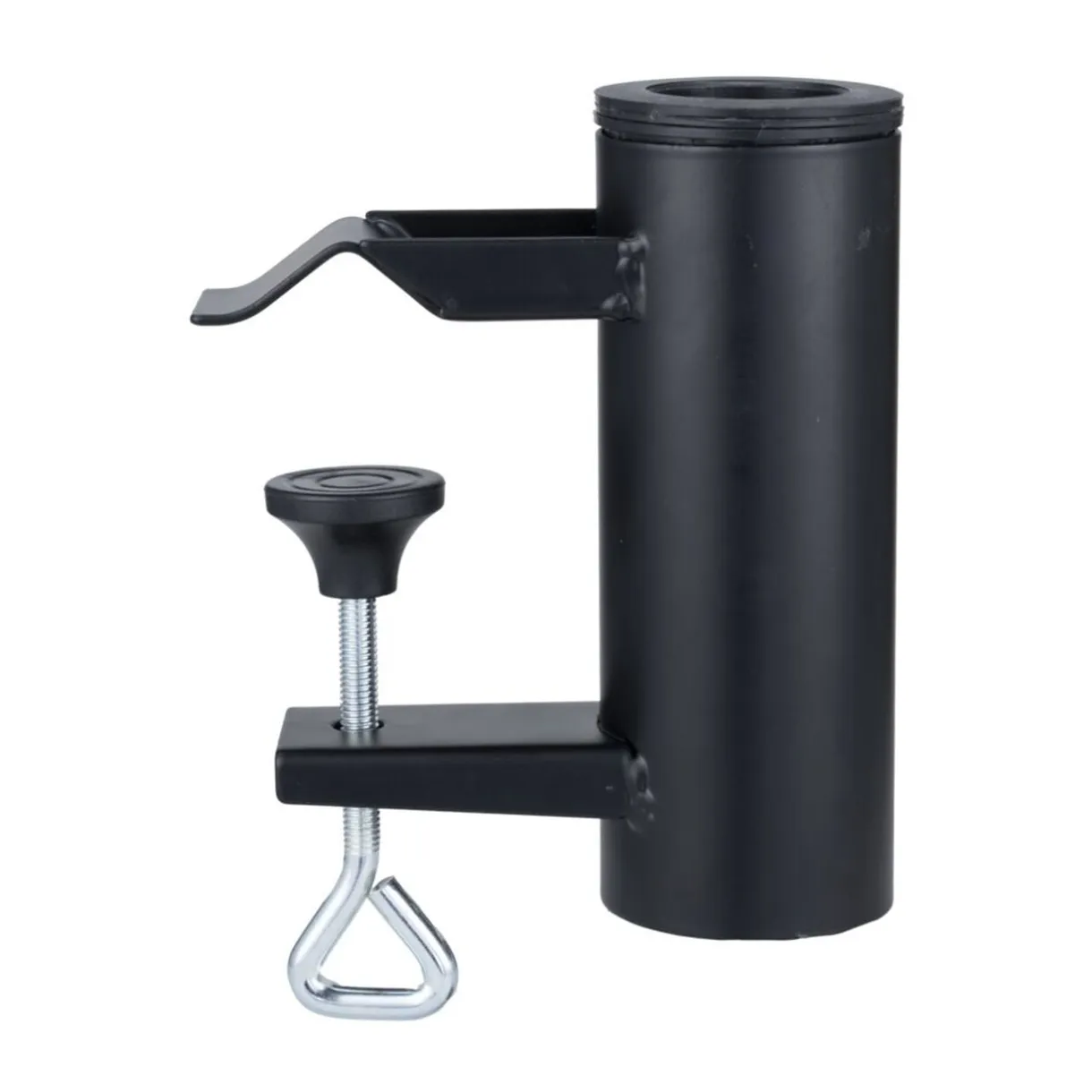 Fixation parasol pour balcon acier et plastique noir 16x6xH13,5cm < Gifi Clearance