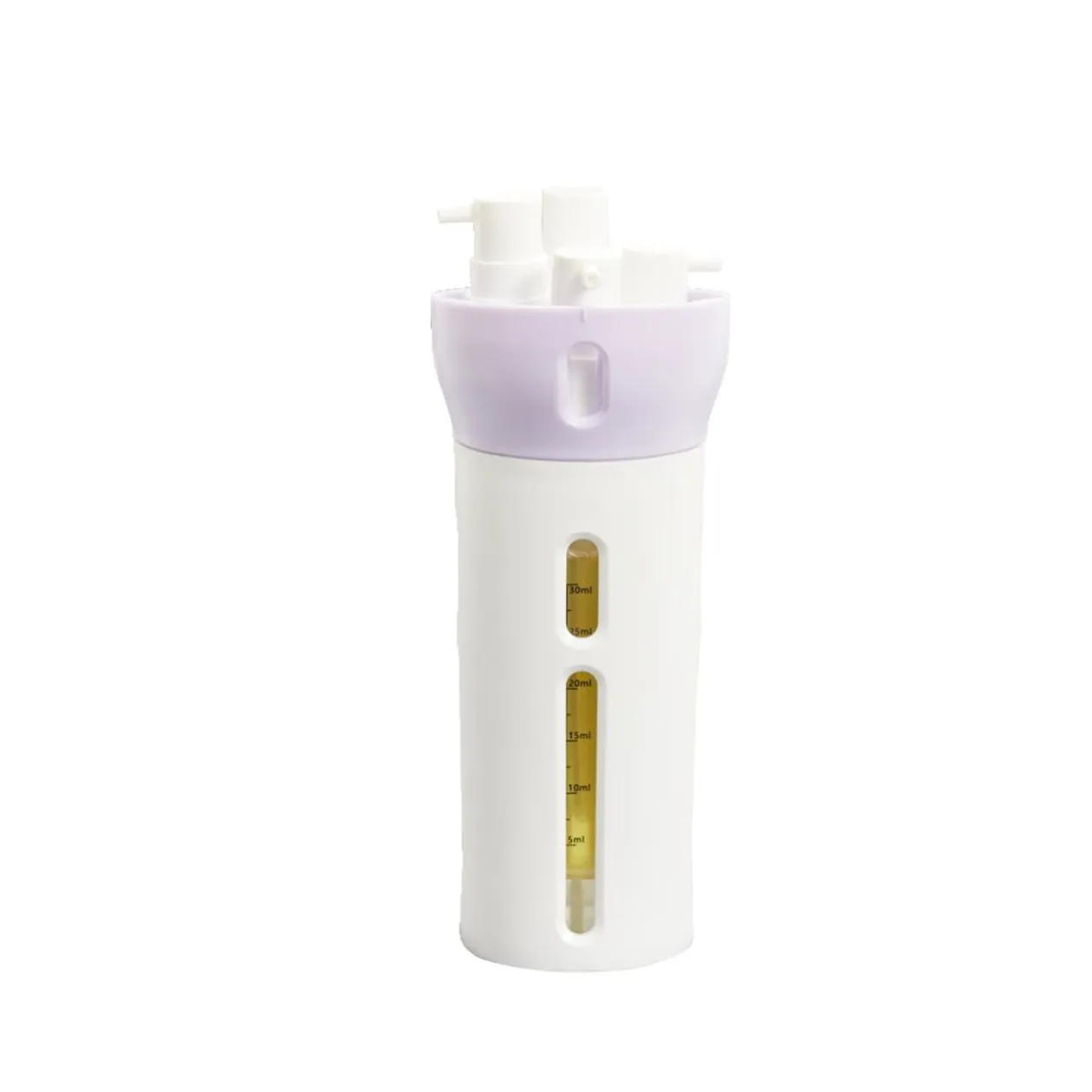 Flacon de voyage distributeur 4en1 bouchon pivotant