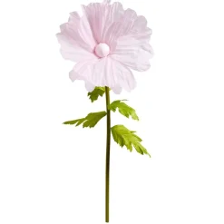 Fleur artificielle pavot rose XXL 1 tige Ø60xH180cm