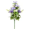 Fleur artificielle piquet multifleurs blanc et violet L45cm < Gifi Clearance