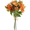 Fleur artificielle piquet rose/dahlia jaune H40cm < Gifi Best