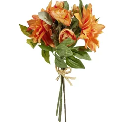 Fleur artificielle piquet rose/dahlia jaune H40cm < Gifi Best