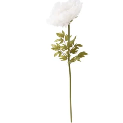Fleur artificielle pivoine blanche XXL 1 tige Ø58xH170cm
