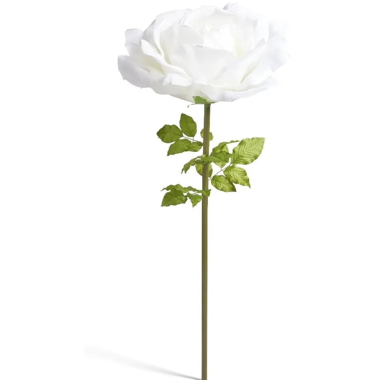 Fleur artificielle rose blanche tige XXL H170cm < Gifi Outlet