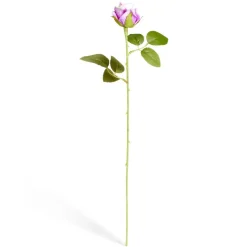 Fleur artificielle rose blanche et rose H51cm < Gifi Discount