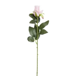 Fleur artificielle rose bouton rose H63cm