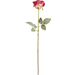 Fleur artificielle rose couleur rose H63cm