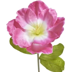 Fleur artificielle rose et blanche tige XXL H105cm < Gifi Sale
