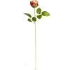 Fleur artificielle rose orange H51cm < Gifi Discount