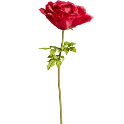 Fleur artificielle rose rouge tige XXL H170cm