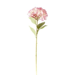 Fleur artificielle 1 tige hortensia rose H82cm < Gifi Clearance