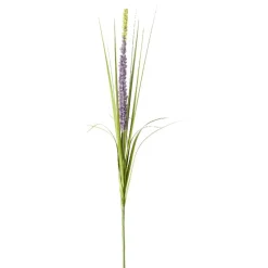 Fleur artificielle 1 tige liatris vert ou violet H90cm