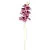 Fleur artificielle tige orchidée rose H92cm