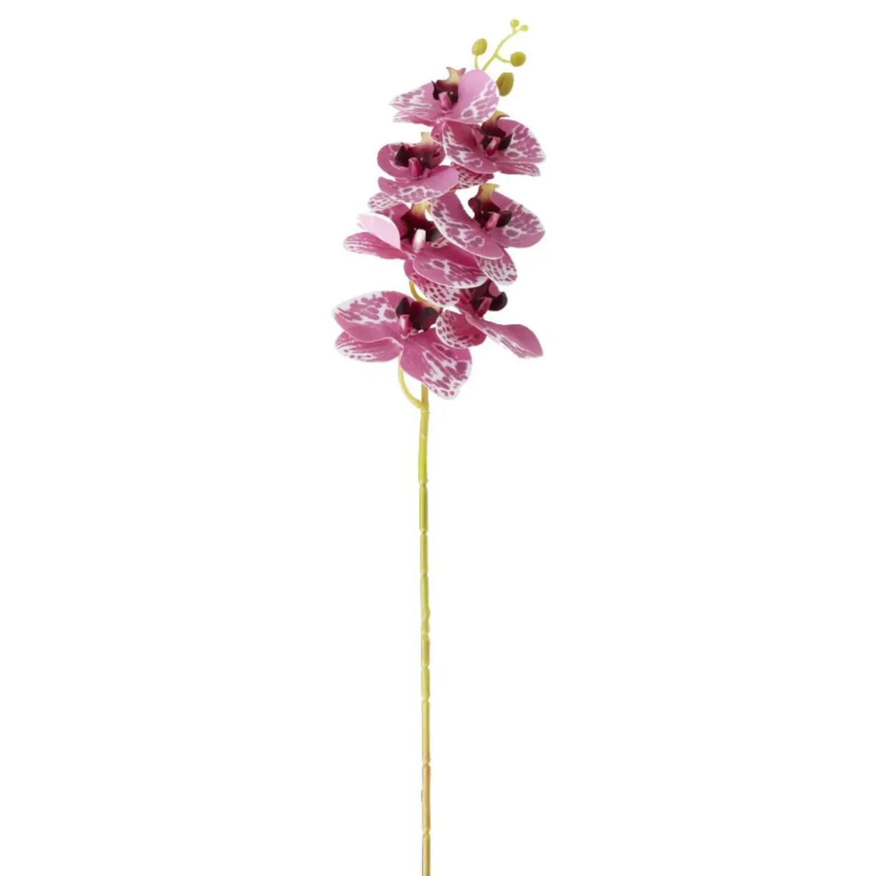 Fleur artificielle tige orchidée rose H92cm