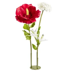 Fleur artificielle XL blanche façon allium Ø45xH178cm < Gifi New