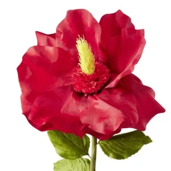 Fleur artificielle XL coquelicot rouge Ø65xH165cm