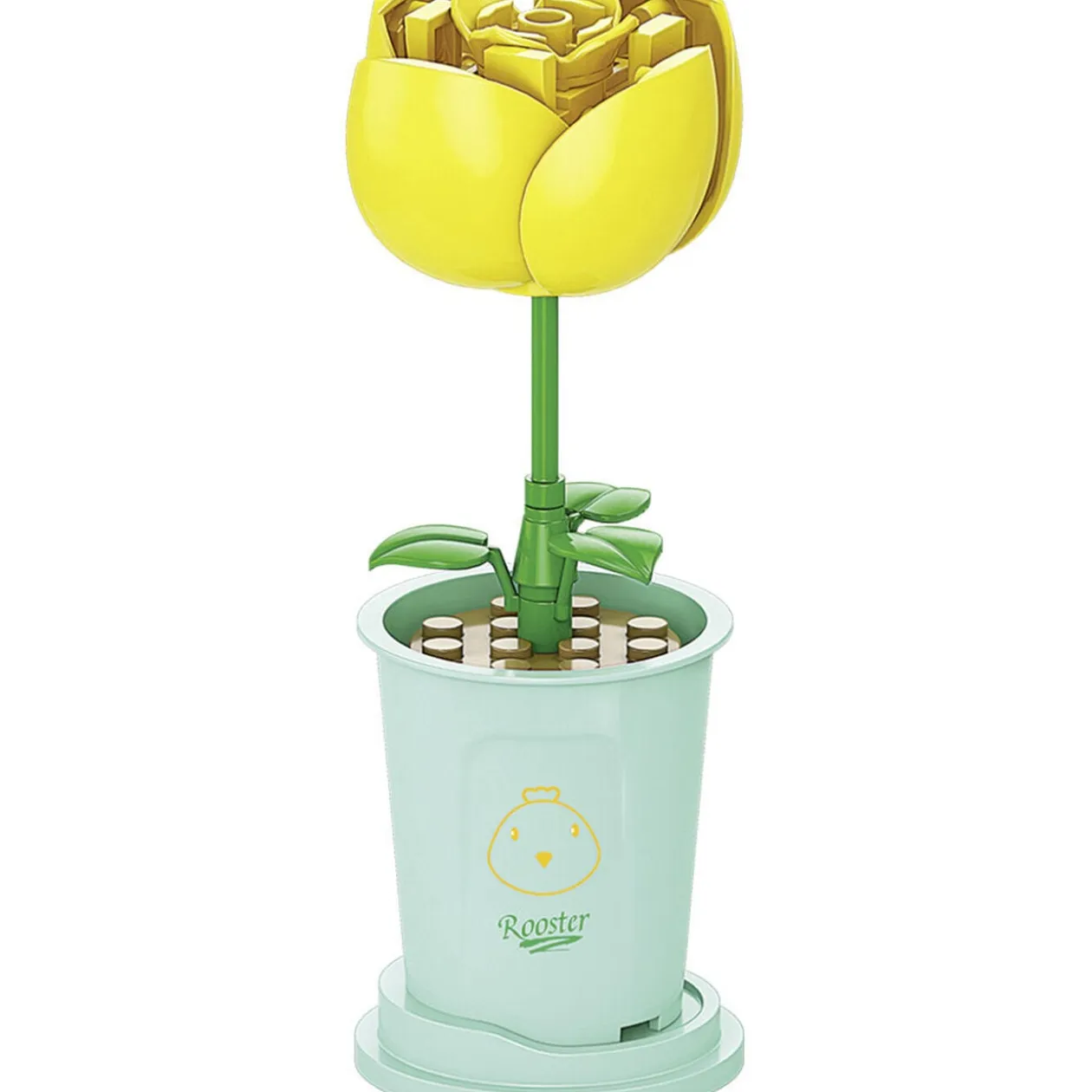 Fleur à construire rose 34 pièces