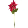 Fleur de Noël artificielle XL poinsettia pailletée rouge H150cm < Gifi Best