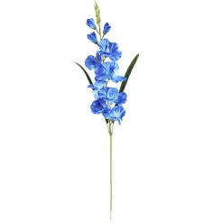 Fleurs artificielles glaïeul bleu 1 tige L75cm < Gifi Discount